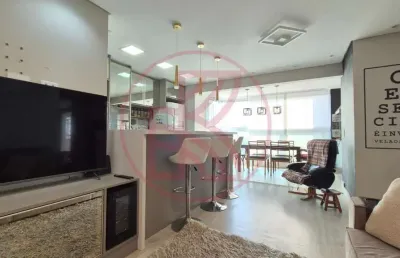 Apartamento para venda em santo andré, vila scarpelli, 2 dormitórios, 2 suítes, 3 banheiros, 2 vagas