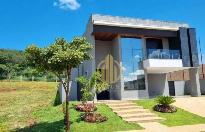 Casa sobrado com 3 dormitórios e 3 suítes à venda, 305 m² por r$ 3.200.000 - alphaville iii - ribeirão preto/sp