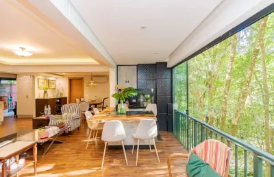 Apartamento com 4 quartos à venda na rua reinaldo hecke, 453, são lourenço, curitiba por r$ 2.000.000