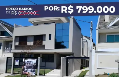 Casa com 3 quartos à venda na rua pedro demeterco, 800, jardim das américas, curitiba por r$ 799.000