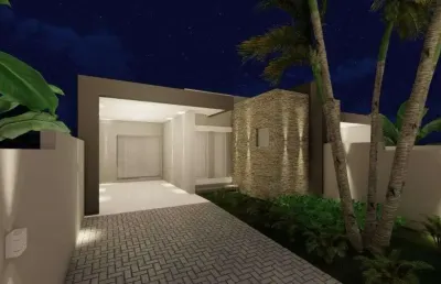 Casa com 3 quartos à venda na jardim rosado, 495, são josé, itapoá por r$ 460.000