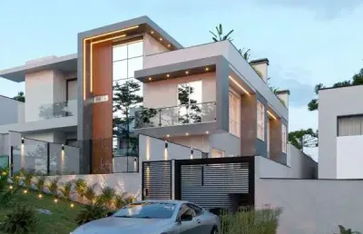 Casa em condomínio fechado com 3 quartos à venda na rua francisco dos santos lima, 28, santo inácio, curitiba por r$ 1.349.000