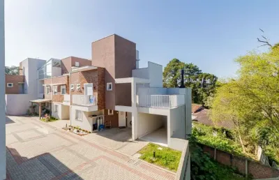 Casa em condomínio fechado com 3 quartos para alugar na rua bernardo sobieck, 486, campo comprido, curitiba por r$ 4.999