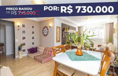 Apartamento com 3 quartos à venda na rua acyr guimarães, 73, batel, curitiba por r$ 730.000