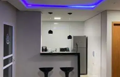 Apartamento para venda em ribeirão preto, reserva real, 2 dormitórios, 1 banheiro, 1 vaga