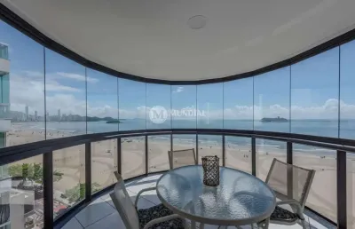 Locação anual frente mar alto padrão, centro, balneário camboriú - sc