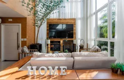 Casa com 4 dormitórios à venda, 380 m² por r$ 4.900.000,00 - campo comprido - curitiba/pr