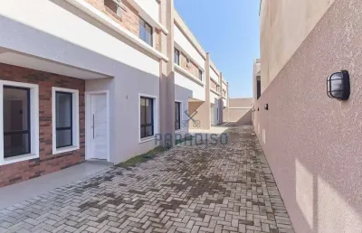 Sobrado com 3 dormitórios à venda, 102 m² por r$ 690.000 - santa felicidade - curitiba/pr