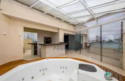 Cobertura com 3 dormitórios à venda, 260 m² por r$ 1.800.000,00 - bigorrilho - curitiba/pr