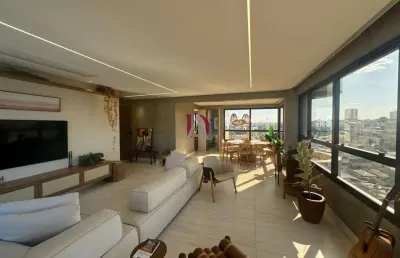 Apartamento 3 dormitórios para venda em santo andré, jardim, 3 dormitórios, 3 suítes, 5 banheiros, 4 vagas