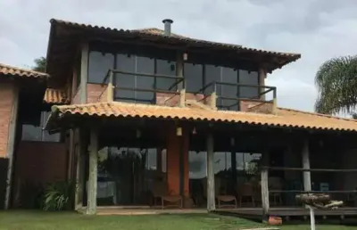 Casa à venda em bragança paulista, condomínio represa, com 3 quartos, com 367.46 m², panorama ii
