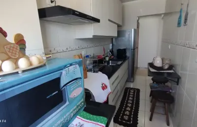 Vila caiçara, cobertura 3 dorms 2 suites 2 vagas de garagem 100 mts do mar