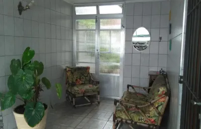 Casa para venda com 220 metros quadrados com 3 quartos em caiçara - praia grande - sp