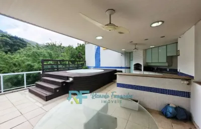 Cobertura duplex no humaitá - 4 quartos, 2 suítes, 3 vagas