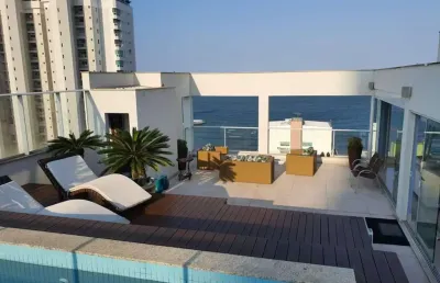 Cobertura duplex 4 suítes, vista mar, balneário camboriú, sc