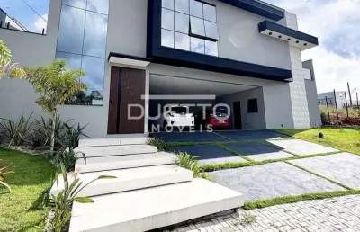 Casa alto padrão de 03 suítes, à venda condominio fechado em mogi das cruzes - sp