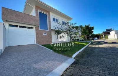 Casa em condominio com 4 dormitórios à venda, 247 m² por r$ 2.550.000 - campeche - florianópolis/sc