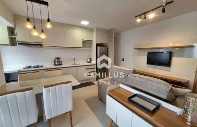 Apartamento com 2 dormitórios à venda, 54 m² por r$ 480.000 - cidade universitária pedra branca - sc