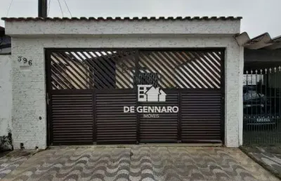 Casa geminada, 3 dormitorios , 1 suite, 3 banheiros, guilhermina, praia grande