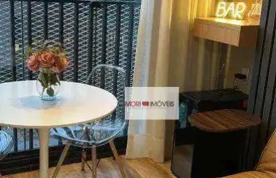 Apartamento com 1 dormitório para alugar, 35 m² por r$ 4.000/mês - pinheiros - são paulo/sp