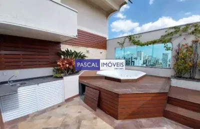 Cobertura com 3 quartos à venda na rua indiana, 343, brooklin, são paulo, 380 m2 por r$ 4.500.000
