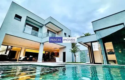 Casa em condomínio fechado com 5 quartos à venda na norberto nascimento, 204, jardim acapulco, guarujá, 490 m2 por r$ 4.950.000