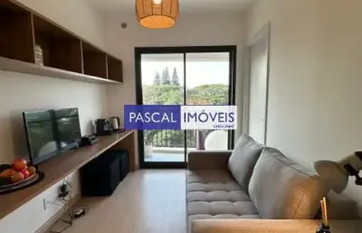 Apartamento com 1 quarto à venda na avenida vereador josé diniz, 599, alto da boa vista, são paulo, 33 m2 por r$ 400.000