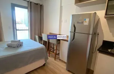 Apartamento com 1 quarto à venda na rua joaquim guarani, 63, brooklin, são paulo, 20 m2 por r$ 425.000