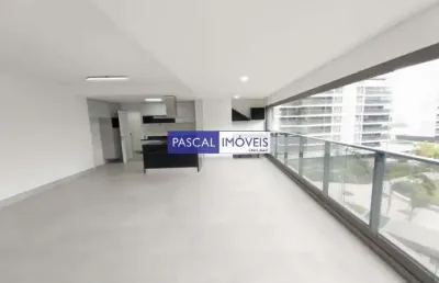 Apartamento com 3 quartos à venda na marginal pinheiros, 14500, real parque, são paulo, 142 m2 por r$ 3.800.000