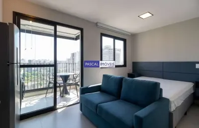 Apartamento com 1 quarto à venda na rua morais de barros, 880, campo belo, são paulo, 26 m2 por r$ 530.000