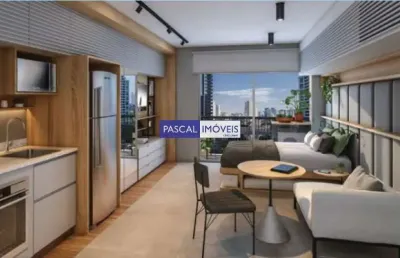 Apartamento com 1 quarto à venda na rua bartolomeu feio, 766, brooklin, são paulo, 24 m2 por r$ 325.000