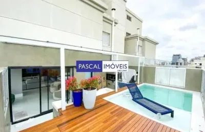 Cobertura com 3 quartos à venda na rua cancioneiro de évora, 288, brooklin, são paulo, 200 m2 por r$ 3.500.000