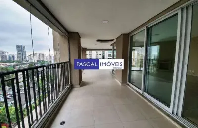 Apartamento com 3 quartos para alugar na gabriele d annunzio, 824, campo belo, são paulo, 223 m2 por r$ 18.000