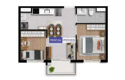 Apartamento com 2 quartos à venda na avenida santo amaro, 1386, vila nova conceição, são paulo, 38 m2 por r$ 650.000