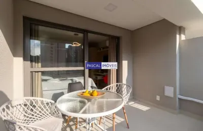Apartamento com 1 quarto à venda na avenida jamaris, 407, moema, são paulo, 29 m2 por r$ 649.000