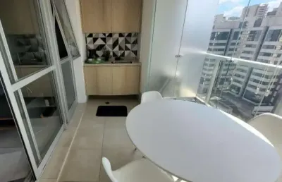 Apartamento com 1 quarto à venda na avenida aratãs, 400, moema, são paulo, 37 m2 por r$ 700.000