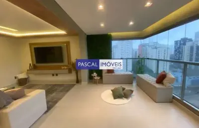 Apartamento com 3 quartos à venda na rua guararapes, 55, brooklin, são paulo, 141 m2 por r$ 2.998.000