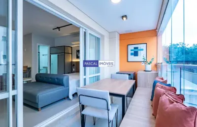 Apartamento com 1 quarto à venda na rua vieira de morais, 1936, campo belo, são paulo, 40 m2 por r$ 600.000