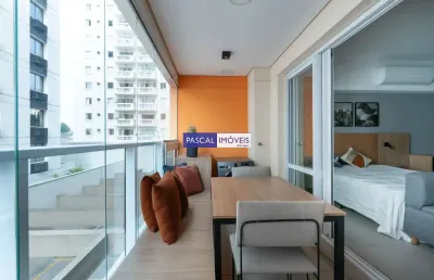 Apartamento com 1 quarto à venda na rua vieira de morais, 1936, campo belo, são paulo, 45 m2 por r$ 675.000