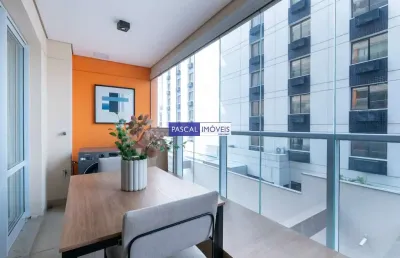 Apartamento com 1 quarto à venda na rua vieira de morais, 1936, campo belo, são paulo, 40 m2 por r$ 600.000