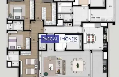 Apartamento com 4 quartos à venda na alameda campinas, 600, jardim paulista, são paulo, 270 m2 por r$ 8.500.000