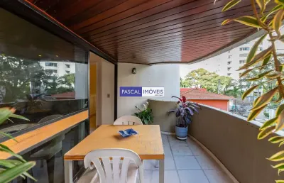 Apartamento com 4 quartos à venda na avenida rouxinol, 533, moema, são paulo, 200 m2 por r$ 2.800.000