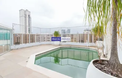 Cobertura com 4 quartos à venda na avenida jandira, 907, moema, são paulo, 400 m2 por r$ 3.880.000