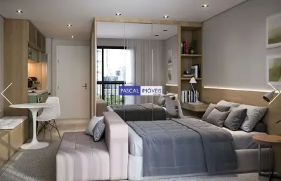 Apartamento com 1 quarto à venda na rua casimiro de abreu, 465, campo belo, são paulo, 25 m2 por r$ 306.000