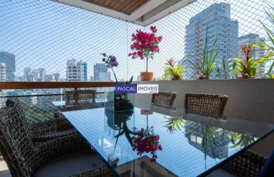 Apartamento com 4 quartos à venda na rua barão de jaceguai, 1414, campo belo, são paulo, 209 m2 por r$ 1.987.000