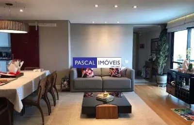Apartamento com 3 quartos à venda na avenida da invernada, 450, campo belo, são paulo, 137 m2 por r$ 1.300.000