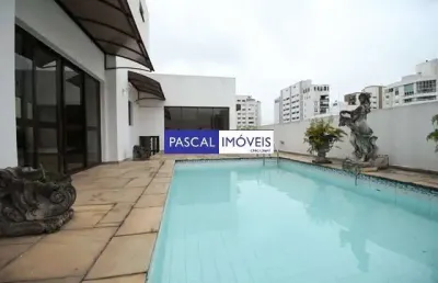 Cobertura com 5 quartos à venda na alameda dos aicás, 411, moema, são paulo, 360 m2 por r$ 3.500.000