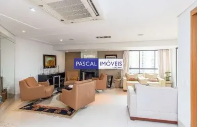 Apartamento com 4 quartos à venda na avenida sabiá, 399, moema, são paulo, 209 m2 por r$ 3.000.000