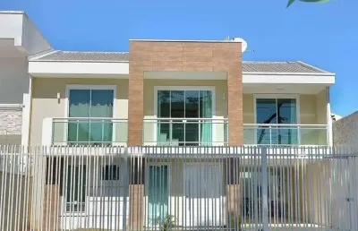 Sobrado com 4 dormitórios à venda, 173 m² - bacacheri - curitiba/pr