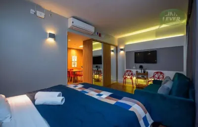 Studio com 1 dormitório para alugar, 36 m² por r$ 4.070,00/mês - batel - curitiba/pr